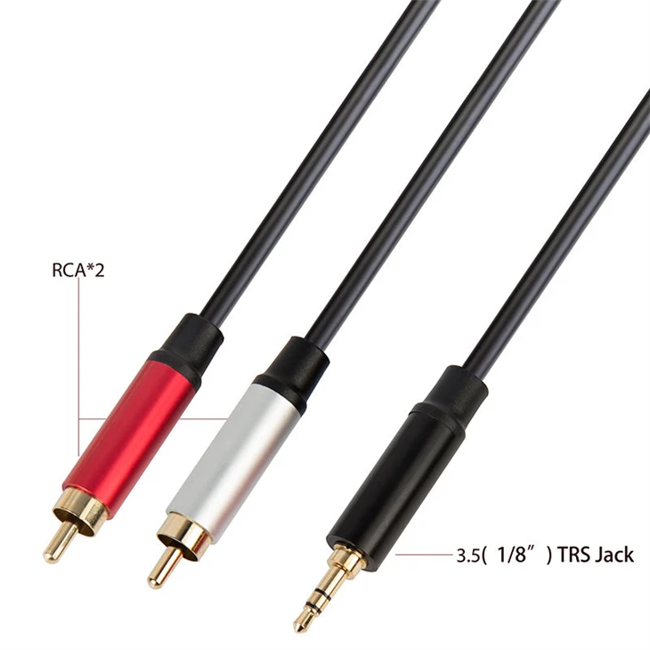 3.5mm To Dual RCA factory 3.5mm To Dual RCA factory