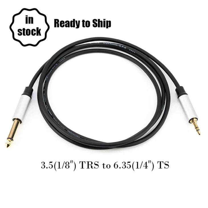 3,5 mm til kvarttommu kapall