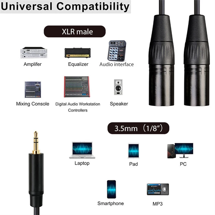 3.5mm To XLR Cable price 3.5mm To XLR Cable price