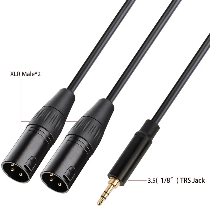 3.5mm To XLR Cable factory 3.5mm To XLR Cable factory