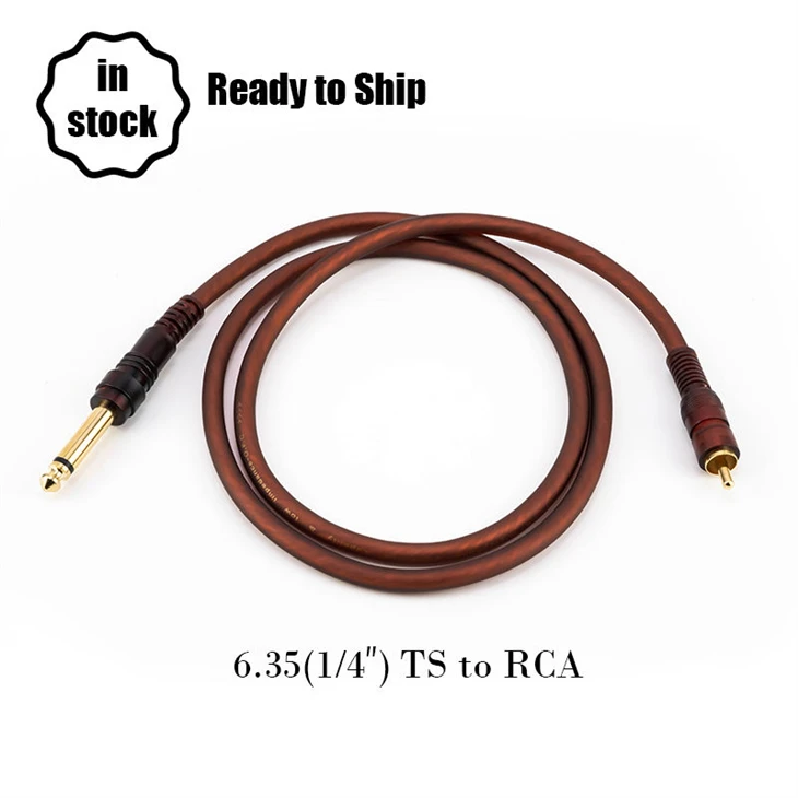 6,35 mm til RCA snúru